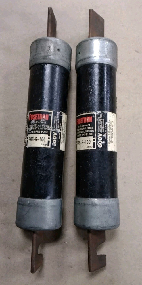 BUSSMANN FRS-R-100 FUSE Lot Of 2 F21
