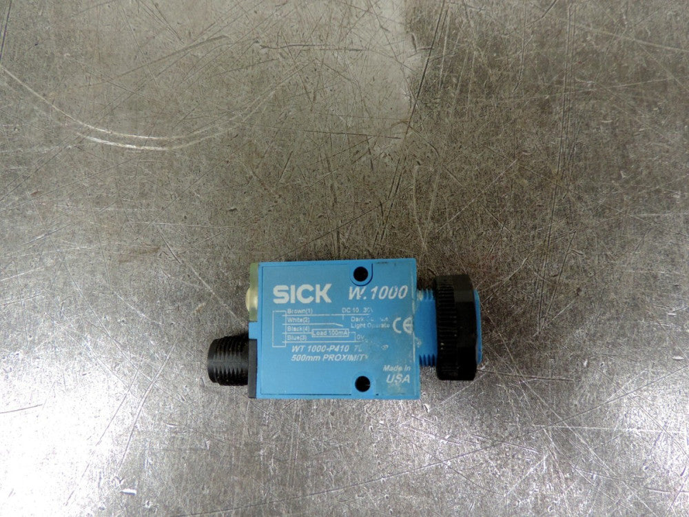 Sick W.1000 Used 4 Pin Proximity Switch P410  WT1000-P410 7023812 500mm