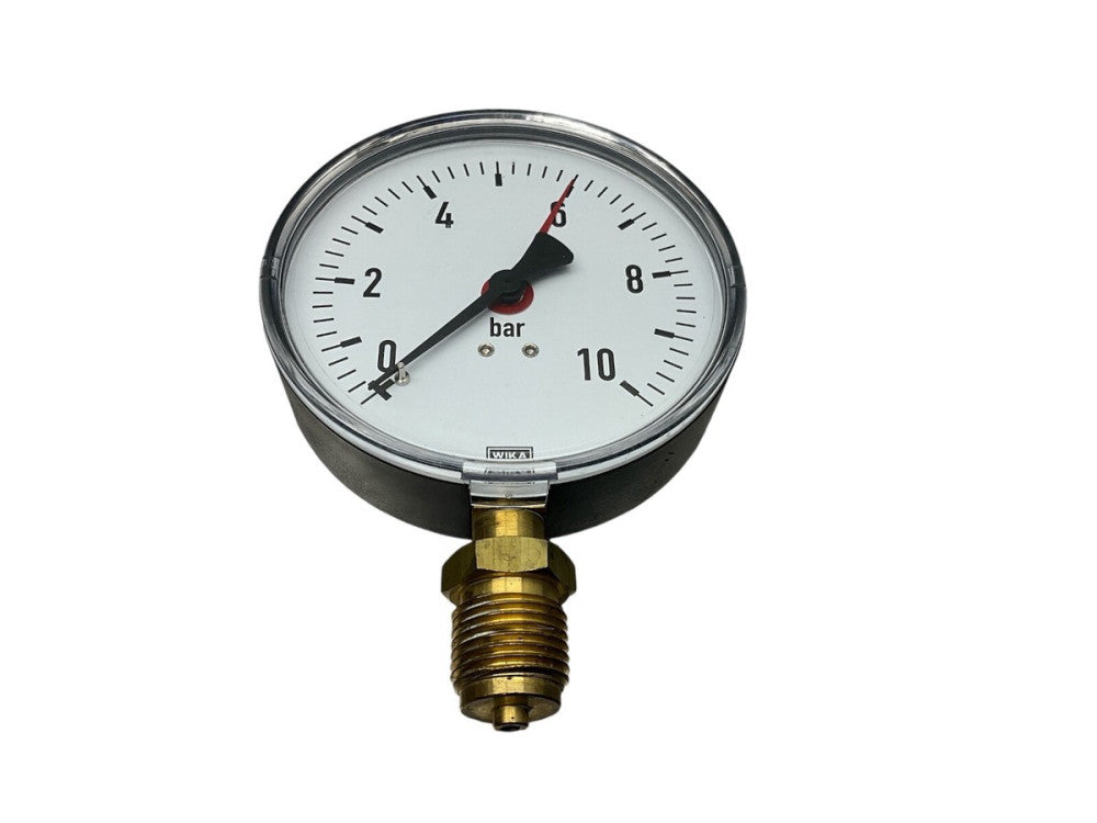 I PC NEW WIKA 9012575 Manometer 0/10 bar D=100 1/2G
