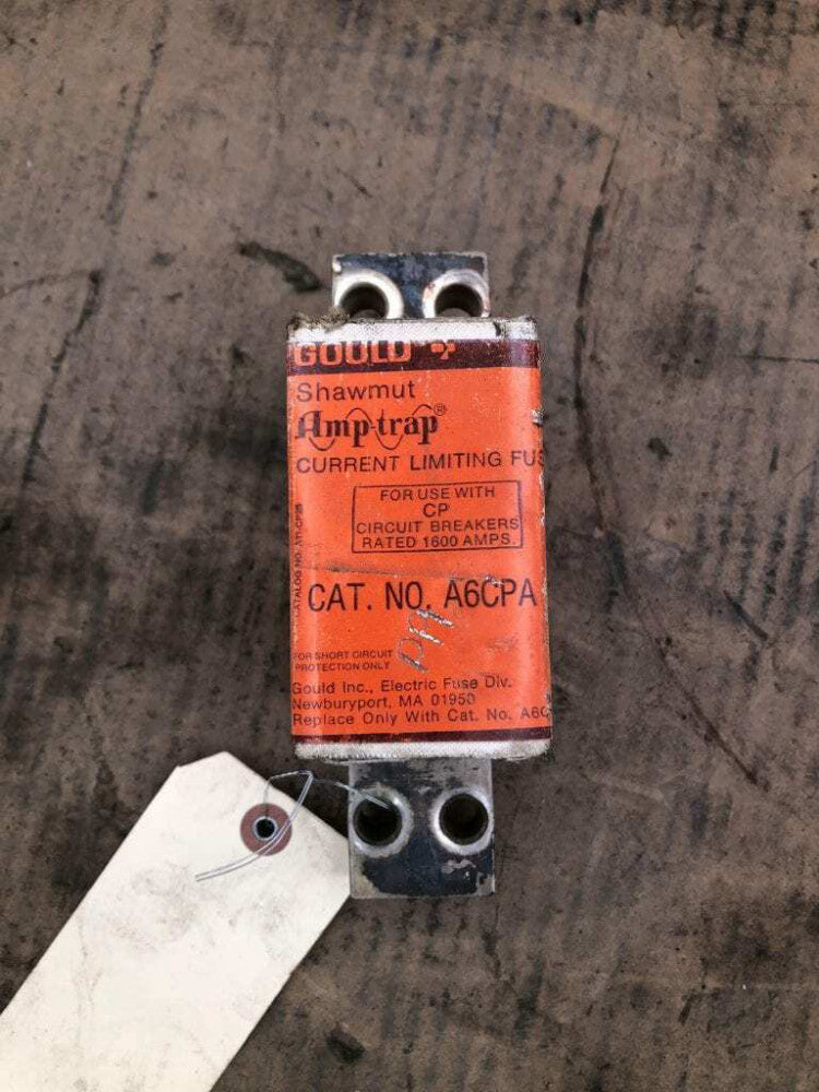 Gould Shawmut Amptrap A6CPA 1600A Current Limiting Fuse 600VAC