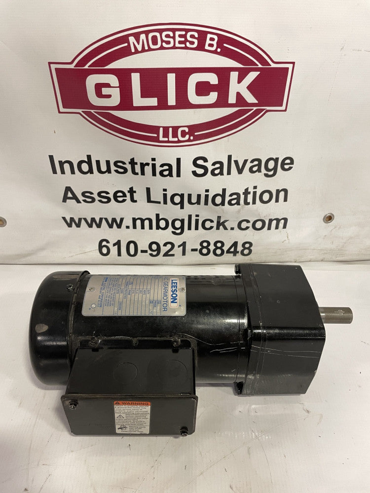 LEESON C42T17FZ14B 0.33HP AC Gearmotor 58/48rpm 230V 3PH 30:1