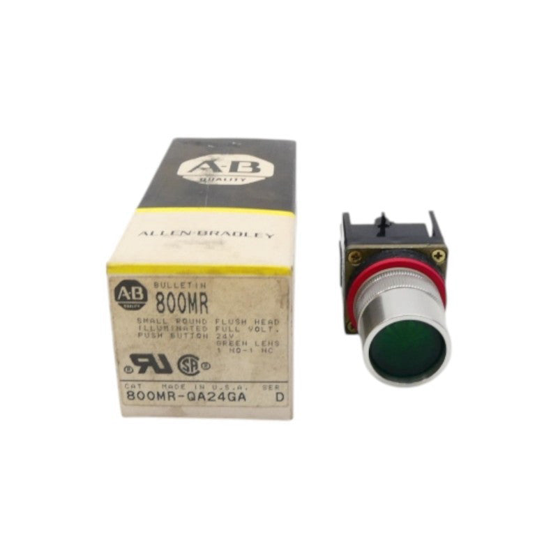 ALLEN BRADLEY 800MR-QA24GA SER. D 24V (BK/YL) NSMP