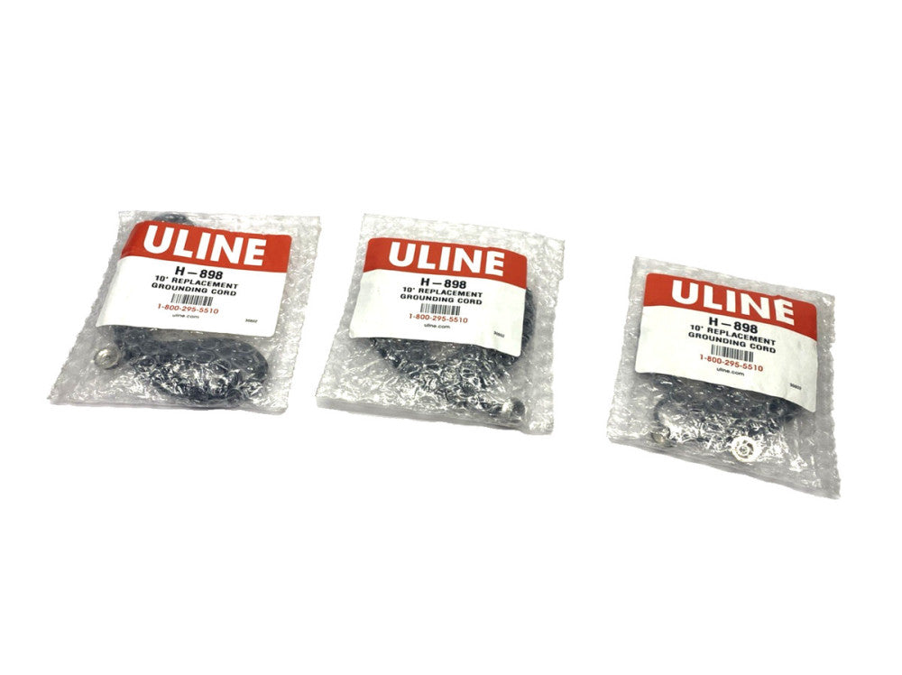 Uline H-898 Replacement Grounding Cord 10' LOT OF 3