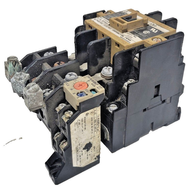 MITSUBISHI MAGNETIC CONTACTOR S-K50 W/OVERLOAD TERMINAL TH-K60KP