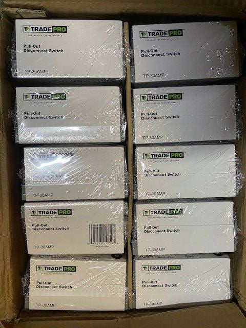 (10 PACK) TRADEPRO® - 30 AMP Fusible Disconnect, TP-30AMP (NEW)