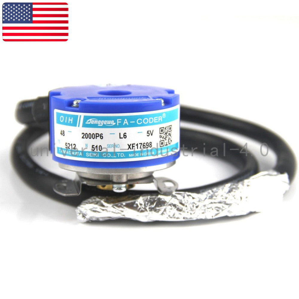 One Brand New TAMAGAWA TS5212N510 OIH48-2000P6-L6-5V Rotary Encoder - US Stock