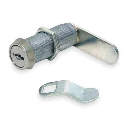 Zoro Select 1Xtf4 Disc Tumbler Keyed Cam Lock, Stainless Steel, 1 9/32 In For