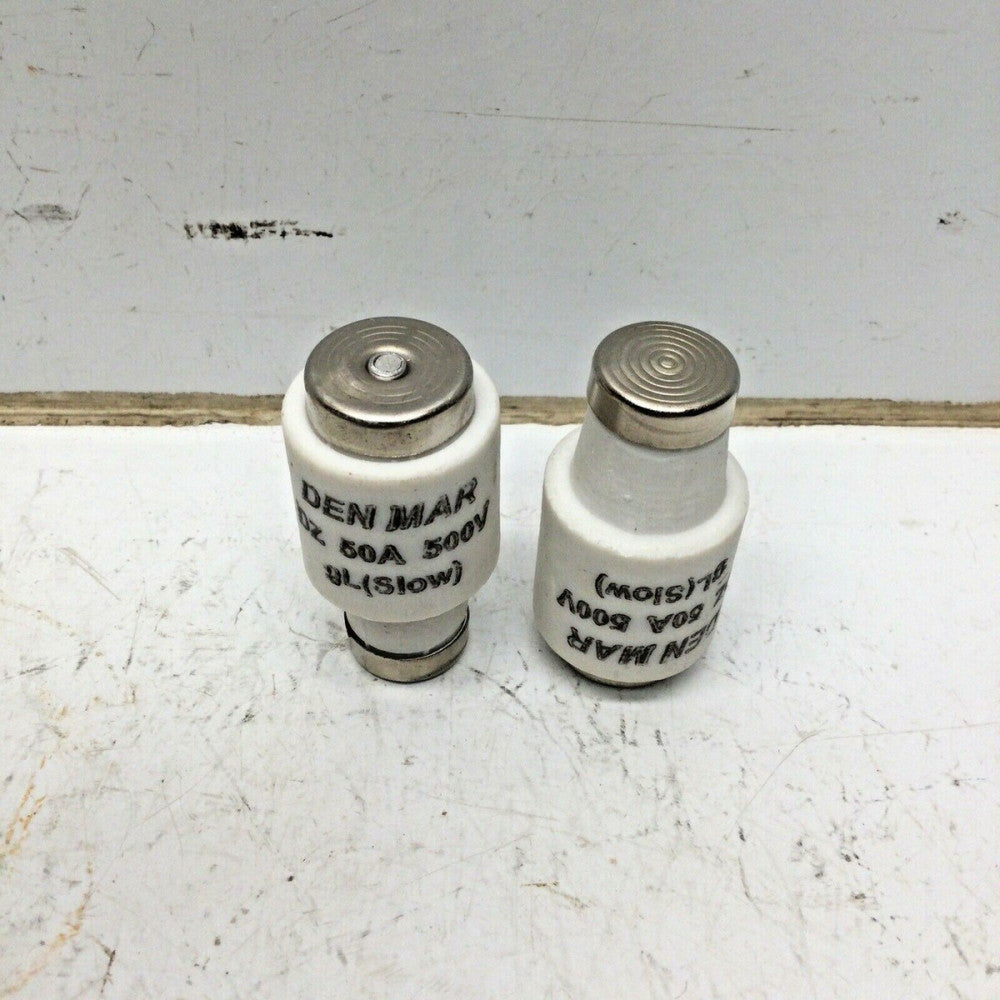 DEN MAR DZ 50A 500V BOTTLE FUSE (2 PACK) gL (Slow)