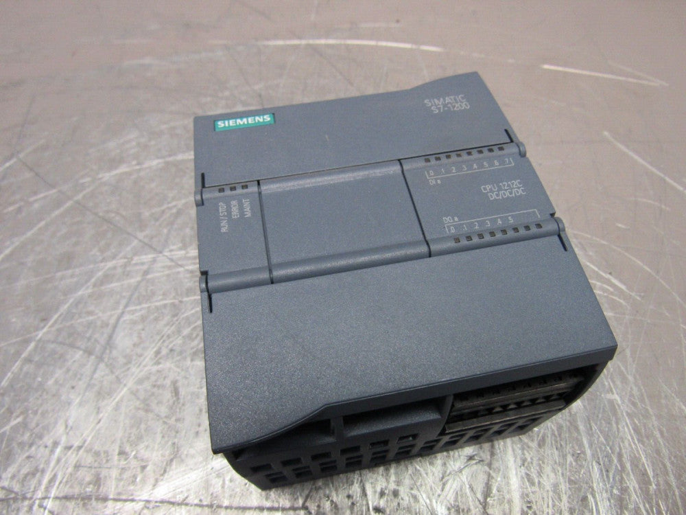 SIEMENS S7-1200 CPU 1212C DC/DC/DC 6ES7212-1AE31-0XB0 FS:02 XLNT USED TAKEOUT !!