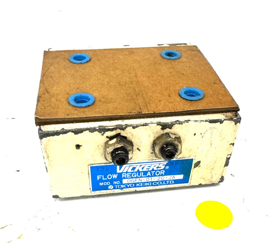 VICKERS FLOW REGULATOR 3-3/4"X3-1/2"X2"