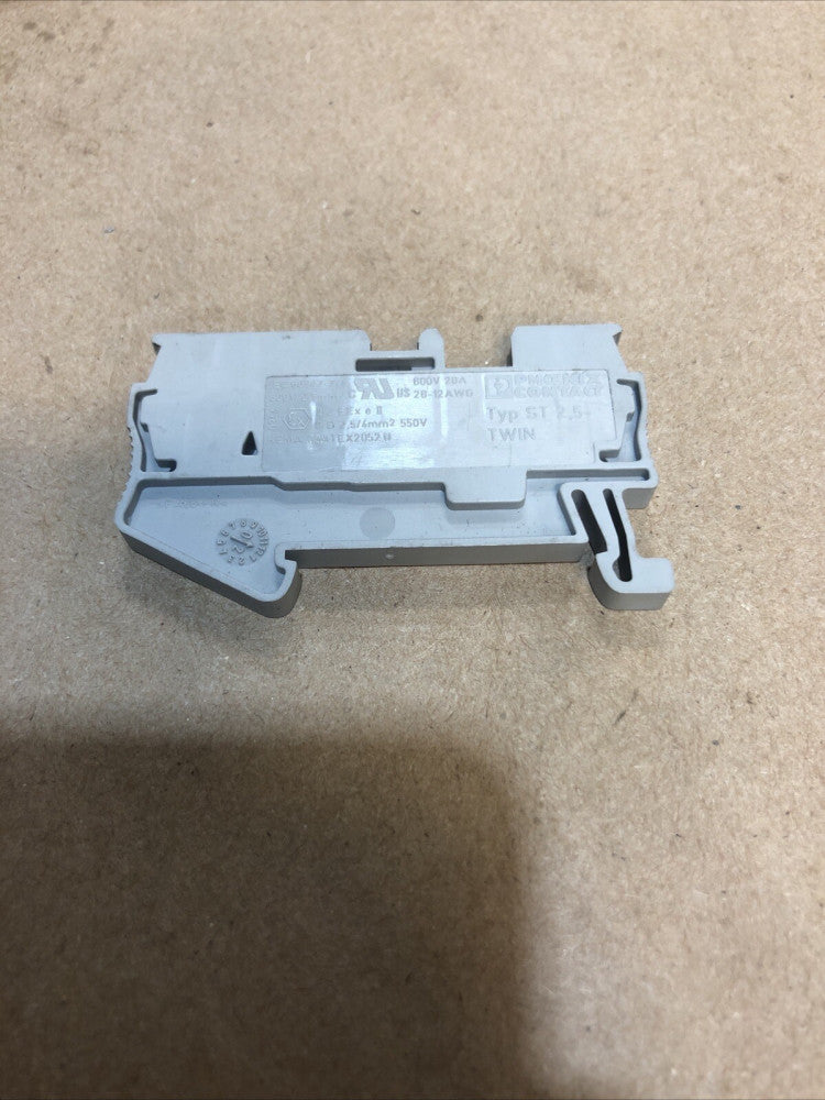 Phoenix Contact ST 2,5-TWIN Feed Through Terminal Block (LOT OF 24)