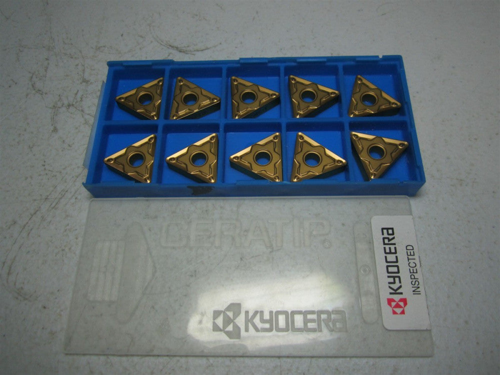 Kyocera (4960664446544) TNMG220412HS CA5515 Carbide Turning Insert - Pack of 10