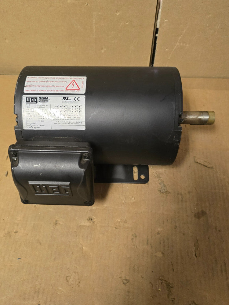 WEG 00158OT3E145T-S MOTOR 3PH 1.5HP  208-230/460V 1760RPM NEW, MAKE OFFER !!