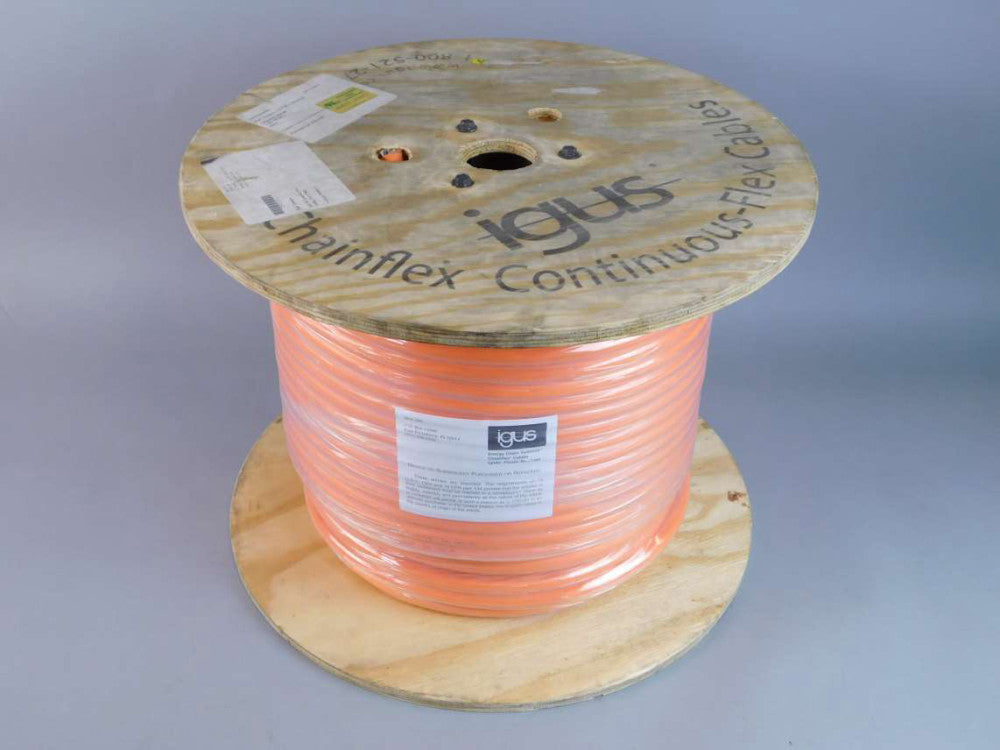 428ft Igus CF270-UL-25-15-02-01-D Orange Servo Control Cable Spool - NEW Surp...