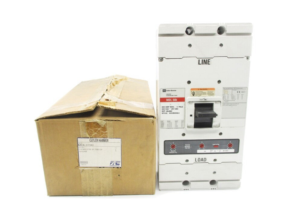 CUTLER HAMMER MDL3700 800A 600VAC NSMP