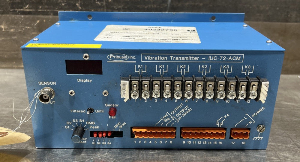 Pribusin IUC-72-ACM Accelerometer Nos Surplus No Original Box