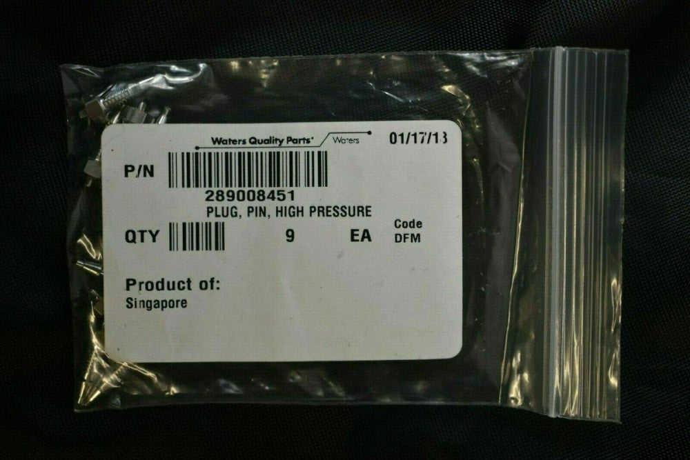Waters 289008451 High Pressure Plug Pin 1/16" 700002747 (Pack of 9)