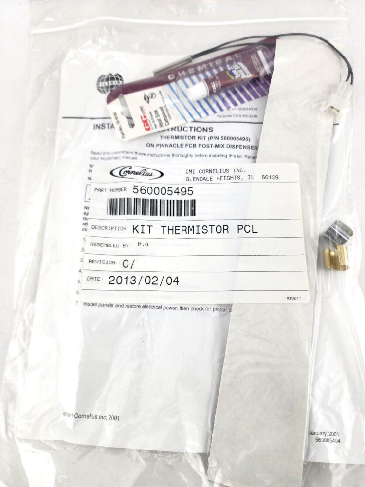 Cornelius 560005495 Thermistor Kit FCB PINNACLE PCL