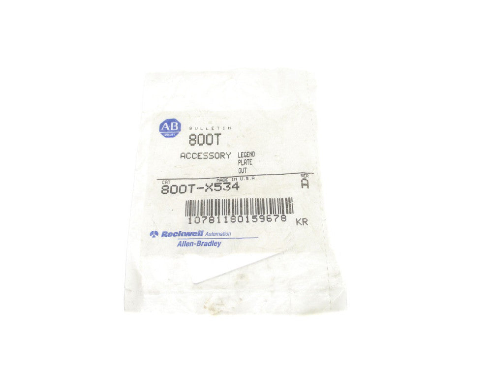 ALLEN BRADLEY 800T-X534 SER. A NSMP