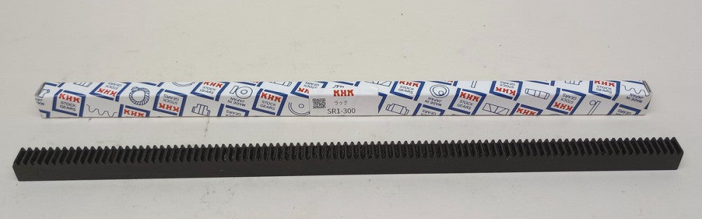 KHK SR1-300 Gear Rack Carbon Steel 94 Effective Teeth Module 1