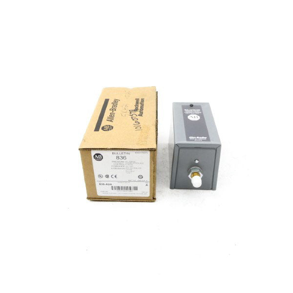 ALLEN BRADLEY 836-A2A SER. A 24-600V 6-140PSI (BR/WH) NSMP