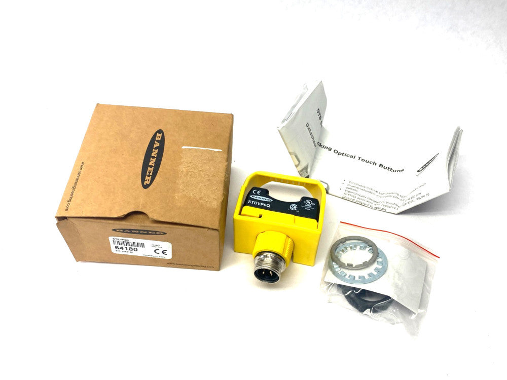 Banner STBVP6Q Self-Checking Touch Button w/Yellow F.C. 64180