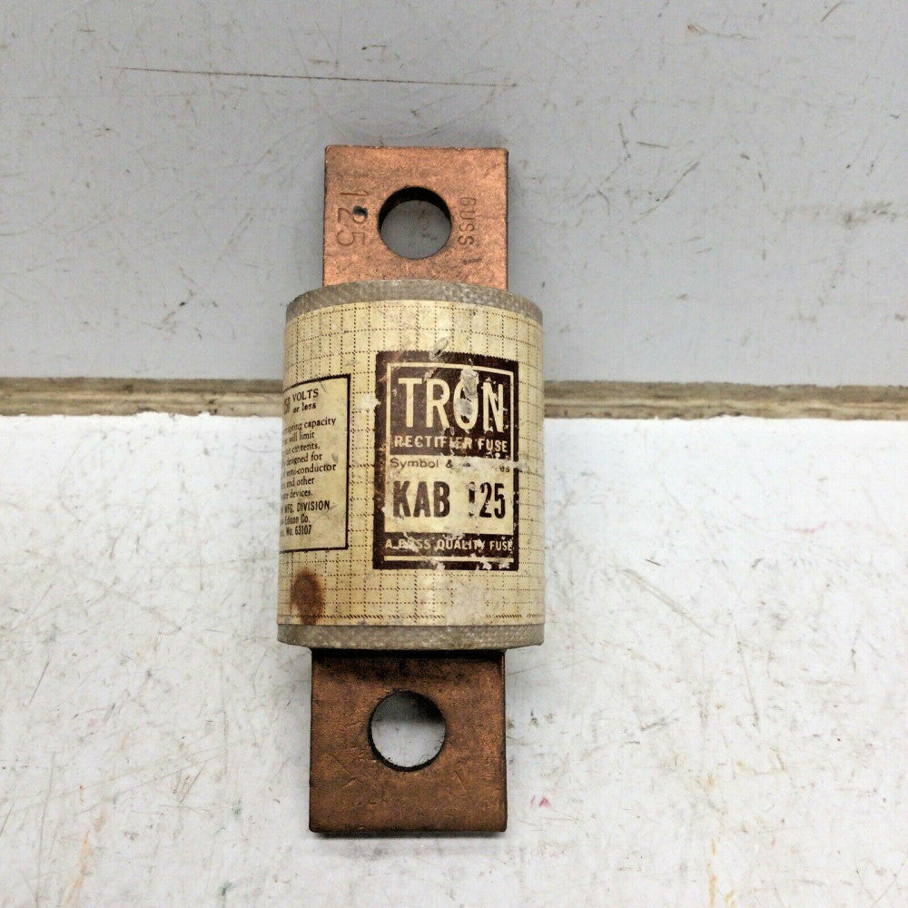 BUSS BUSSMANN TRON KAB 125 Rectifier Fuse 125 AMP 250V 