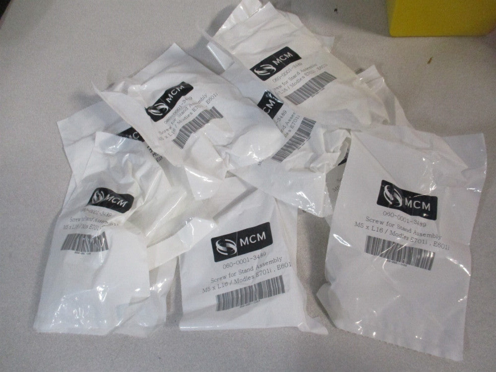 MCM (060-0001-3489) M5 x L16 Screw for Stand Assembly - Lot of 11 