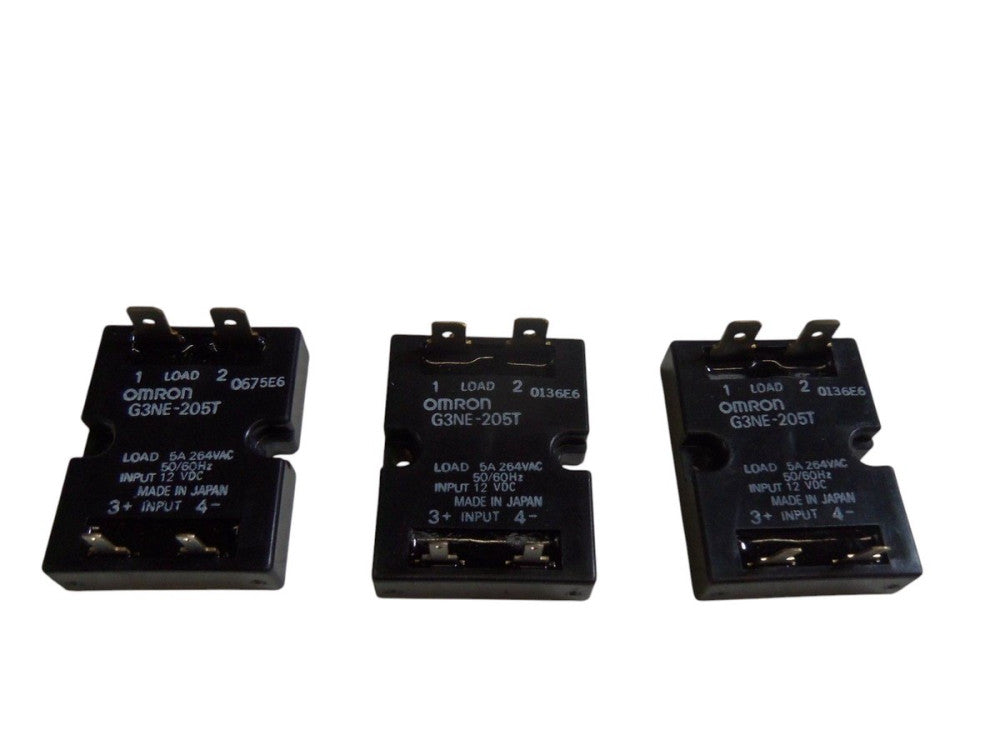 LOT OF 3 OMRON G3NE-205TV NSNP