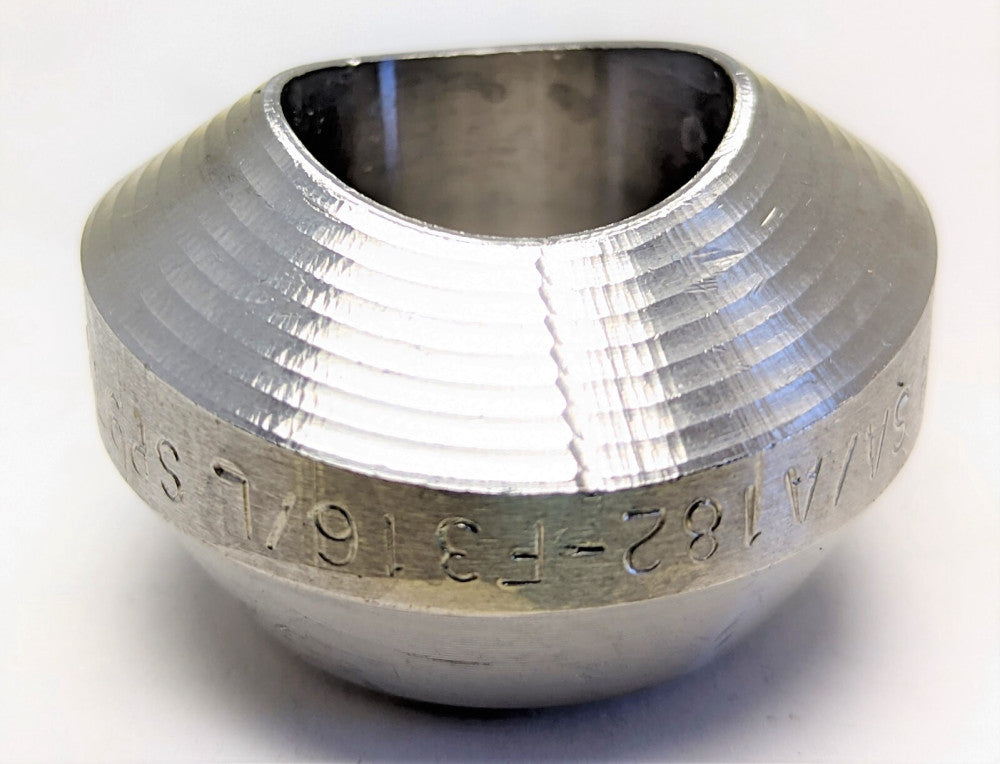2 ½” x 1 ¼” x 1” XH ASTM A182 SP97 Stainless Steel Weld-o-let Butt Weld 1” [A6S4