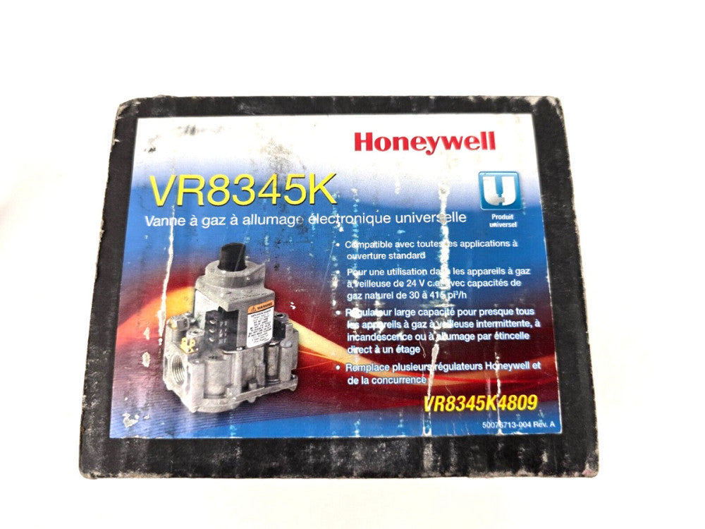 NEW Honeywell VR8345K4809 Universal Electronic Ignition Gas Valve