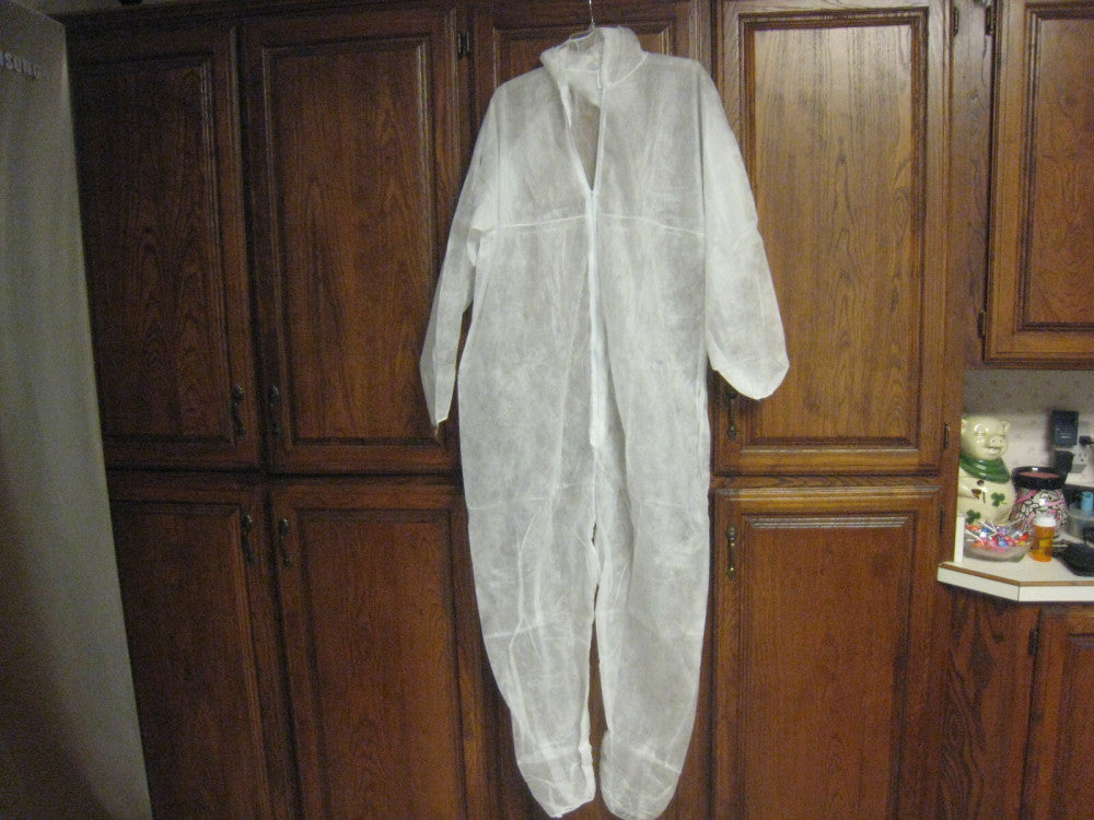 4 POLYGARD™ 2XL COVERALL - Light  WEIGHT - ELASTIC WRISTS  & ANKLES FRONT ZIP