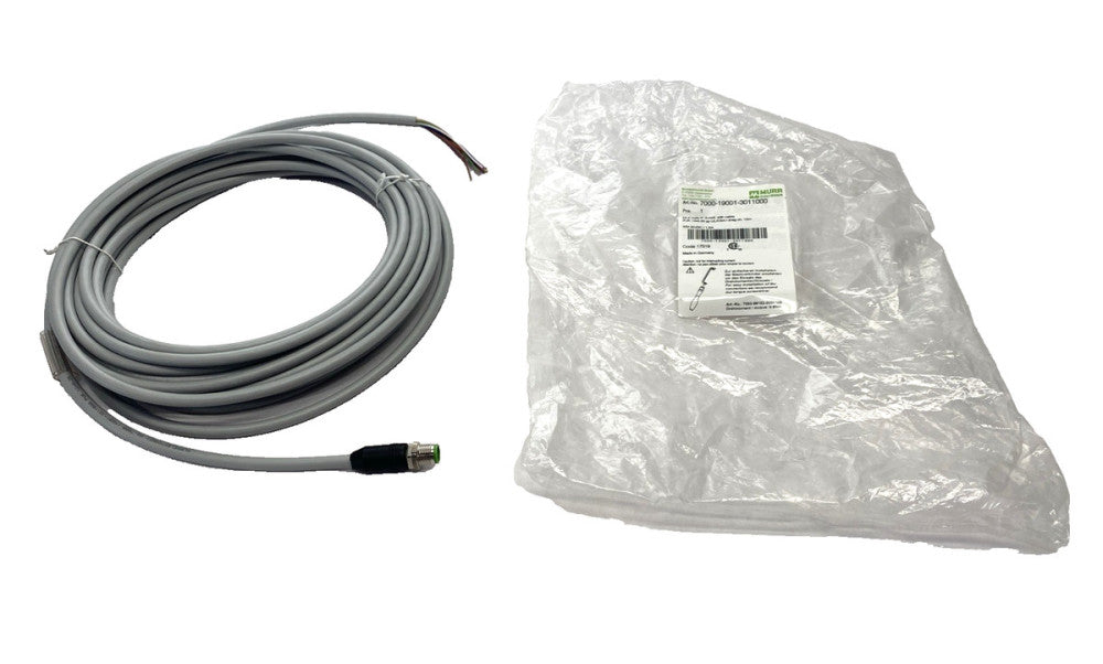 Murr Elektronik 7000-19001-3011000 Cordset M12 Male A-Code 12-Pin To Cable 10m