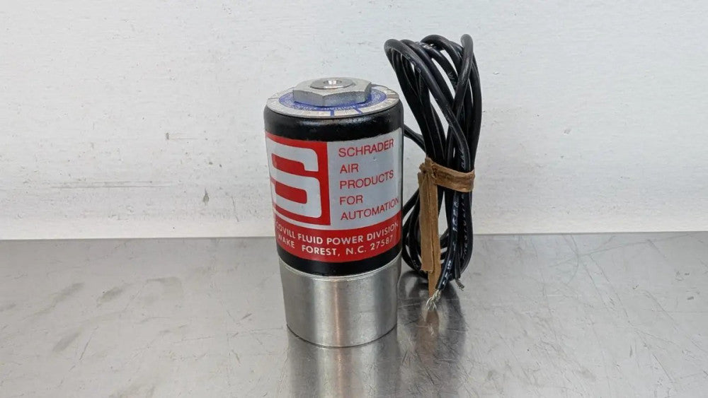 Schrader 204033115 Solenoid Valve 20403-3115 1/4" Parker Bellows 110/120VAC 11W