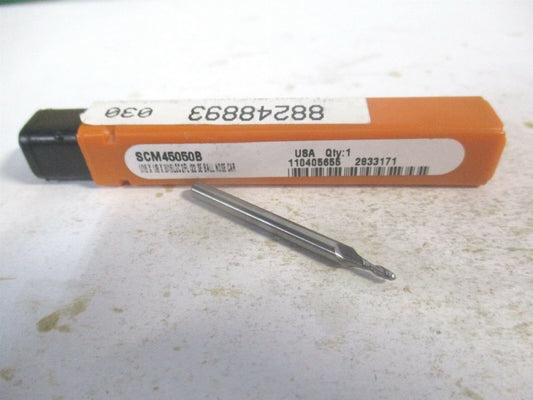 (E599924478) 1/16" x 3/16" x 1/8" x 1-1/2" OAL Solid Carbide 2Fl Ball End Mill 