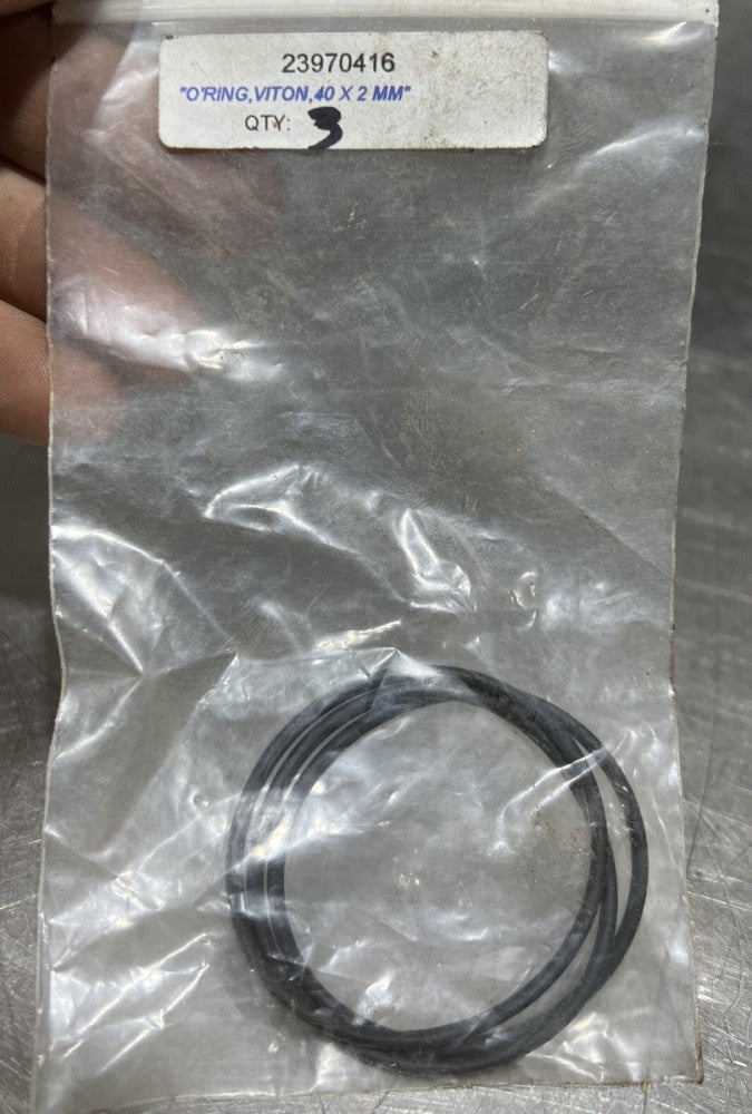 Leybold 23970416 O'RING,VITON,40 X 2 MM for WA2001,S160C Nos Surplus 3 Pack