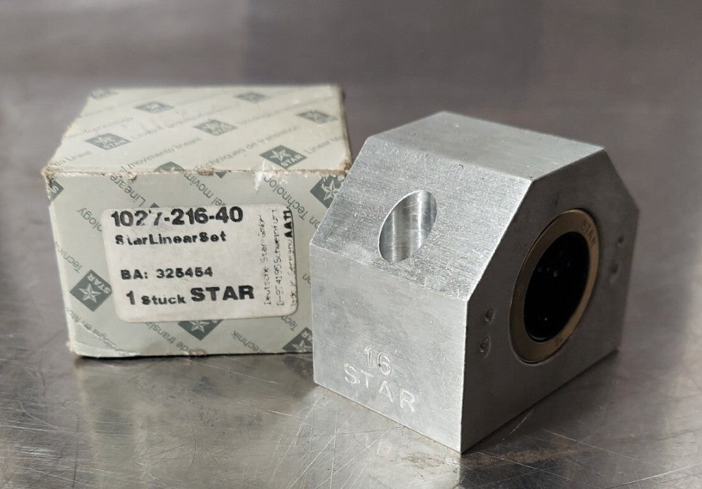 Star 1027-216-40 Linear Ball Bearing 16mm Bore