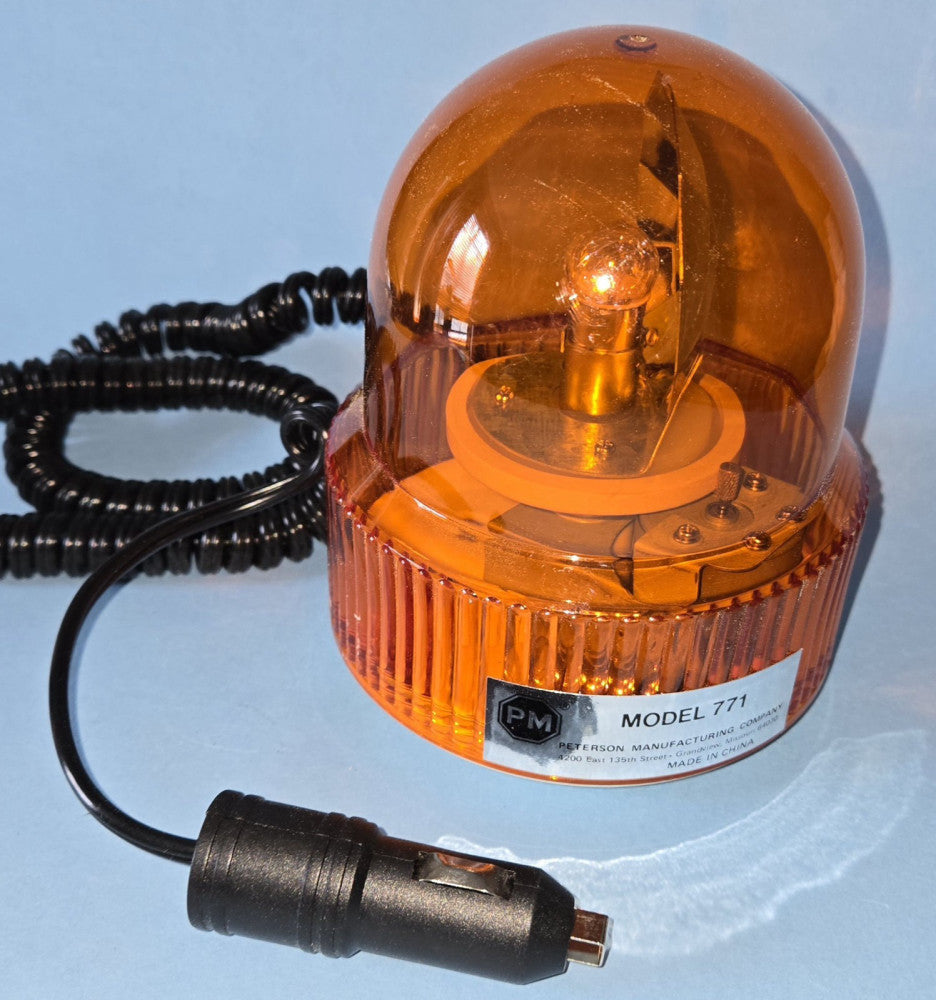 Automotive Flashing Strobe Light Peterson Mfg. Model 771 For Rooftop