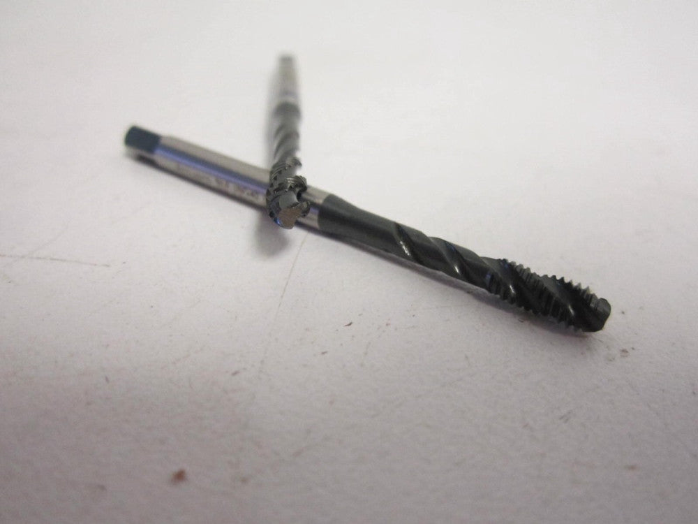 6-40 HSSE H3 UNF Blue Band Modified Bottoming Chamfer Stainless Steel Tap- Qty 2