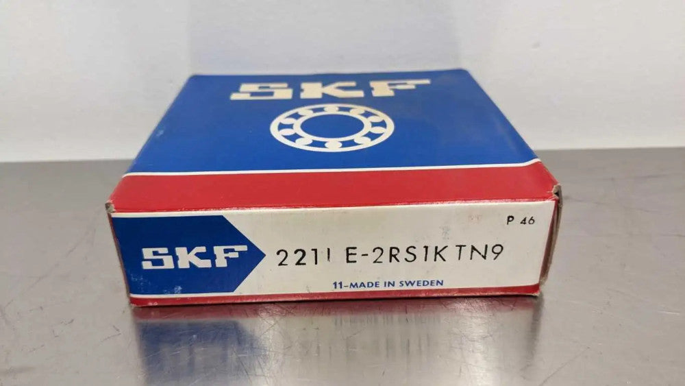 SKF 2211 E-2RS1KTN9 Self Aligning Ball Bearing 55mm ID 100mm OD 25mm Wide New in