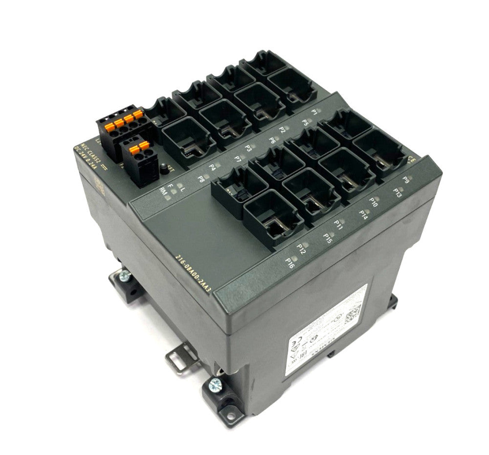 Siemens 216-0BA00-2AA3 SCALANCE X216 Industrial Ethernet Switch 16x 10/100Mbps