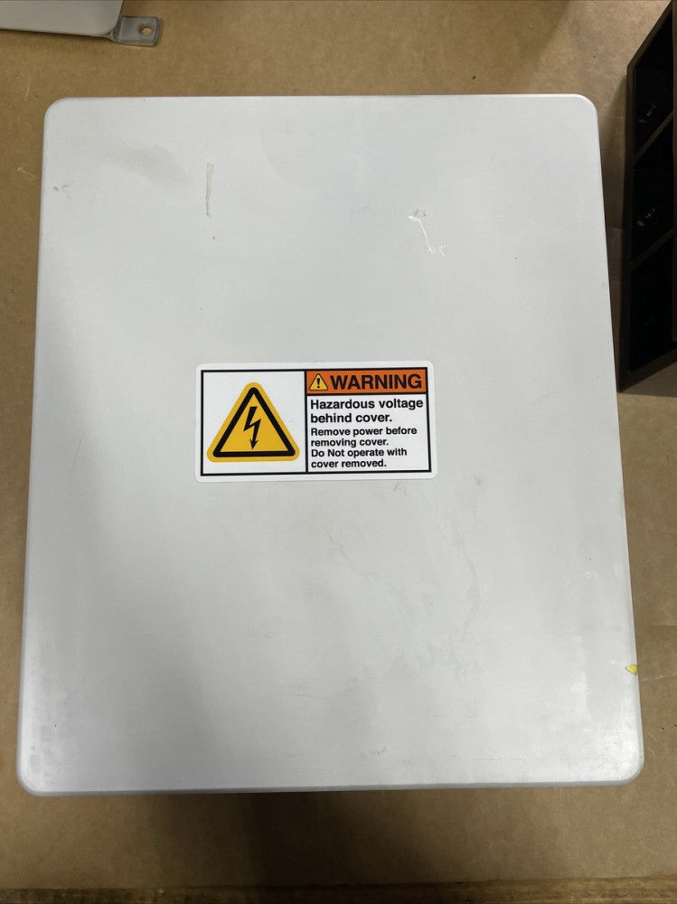 1- Allied Fiberglass Wall Mount Enclosure AM1084L   10 X 8 X 4