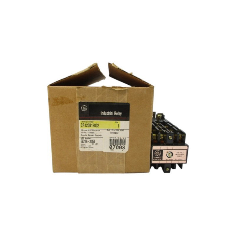 GENERAL ELECTRIC CR120B12002 110/115-120V 10A NSMP