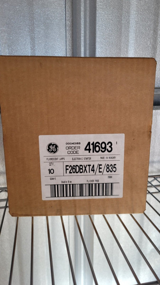 Sealed Case Of 10 GE F26DBXT4/E/835 26 Watt Biax D Fluorescent Lamps