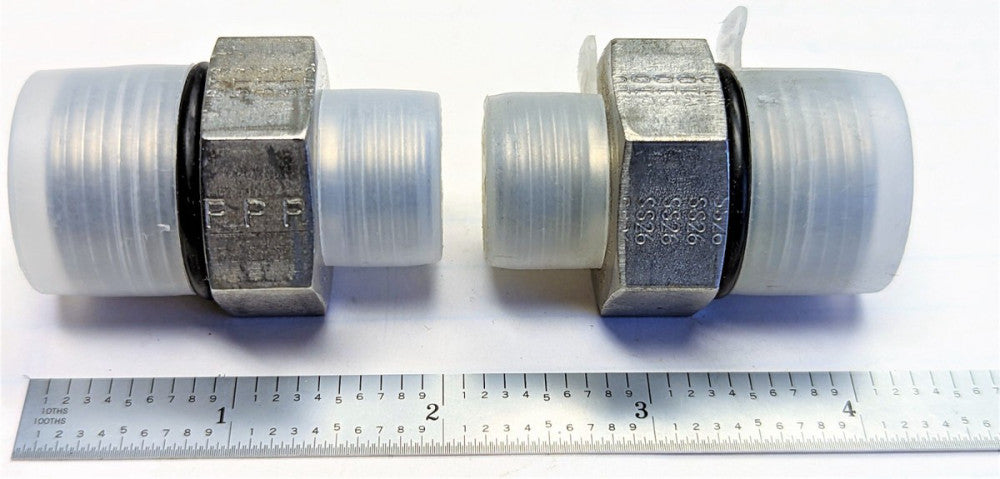 8-12 F5OLO-SS SAE-ORB x ORFS Straight Thread Connector Stainless Seal Lok [C2S4]