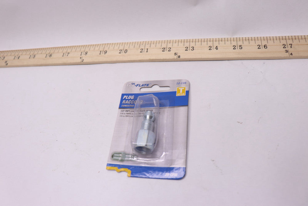 Tru-Flate Air Plug Steel 1/4" FNPT 17-351