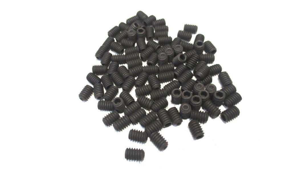 Brighton (101313) 1/4-20 UNC 3/8 OAL 1/8 Hex Key Cup Point Set Screw - 100 QTY