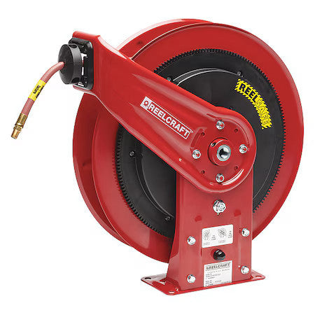 Reelcraft Rs7670 Olp Spring Return Hose Reel, 3/8 In Hose Diameter, 70 Ft