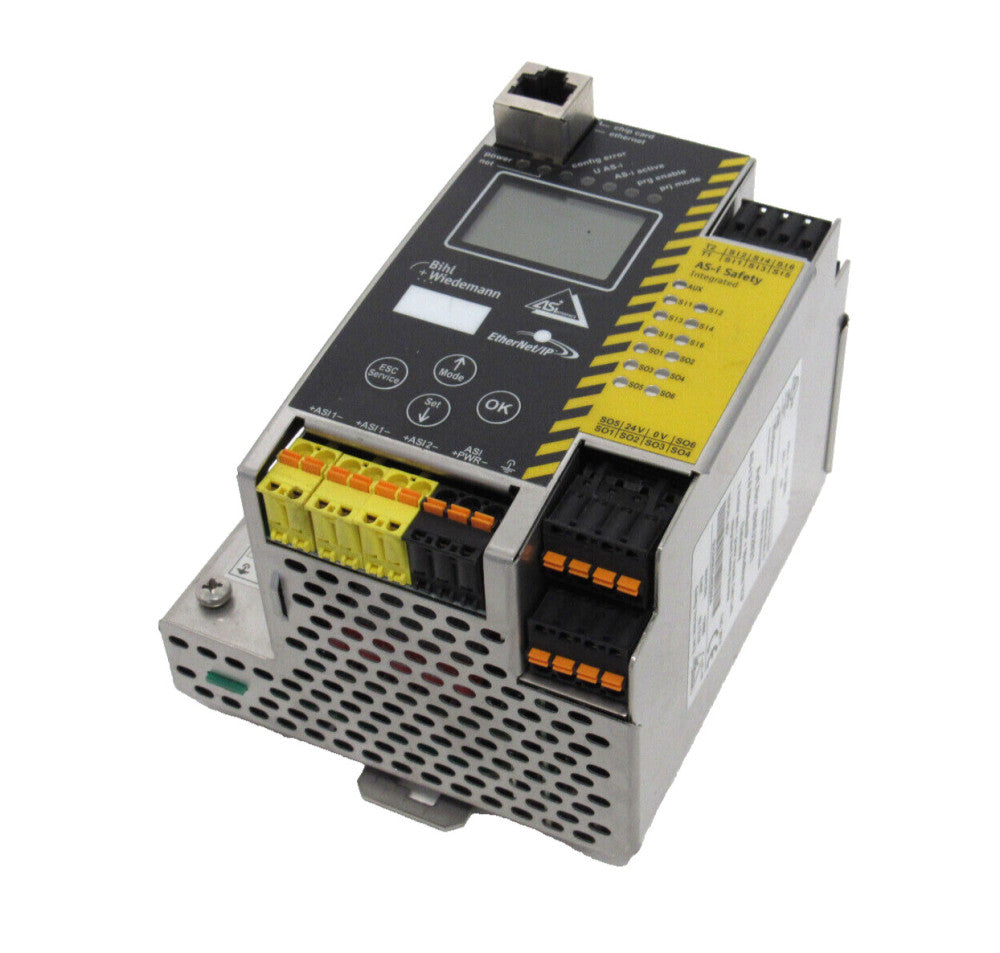 USED BIHL & WIEDEMANN BWU2821 GATEWAY MODBUS TCP