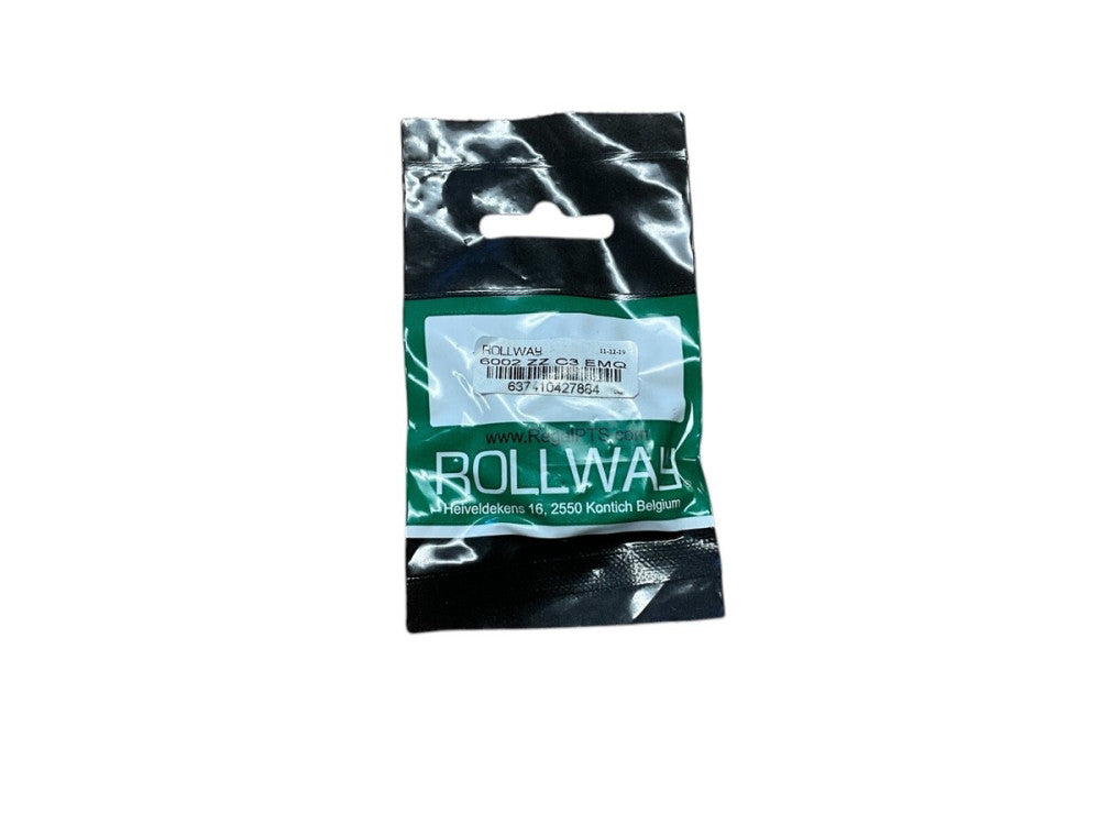 10 PCS ROLLWAY Radial Ball Bearing - Straight Bore - Sealed 6002 ZZ C3 EMQ